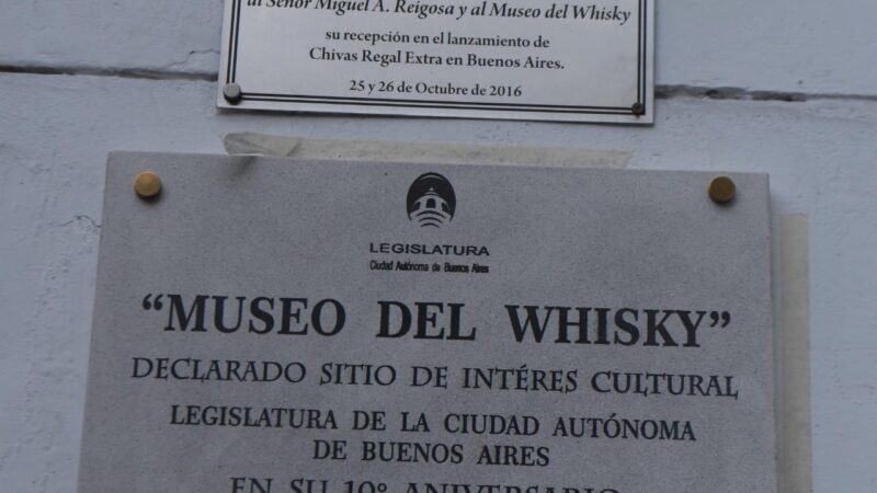El Museo del Whisky es declarado Sitio de Interés Cultural de la Ciudad de Buenos Aires